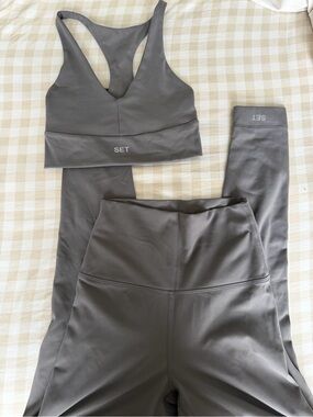 SET Active Gray Activewear Set